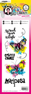ABM Clear Stamp Embrace Change Bold & Bright 100x240x3mm 1 PC nr.123