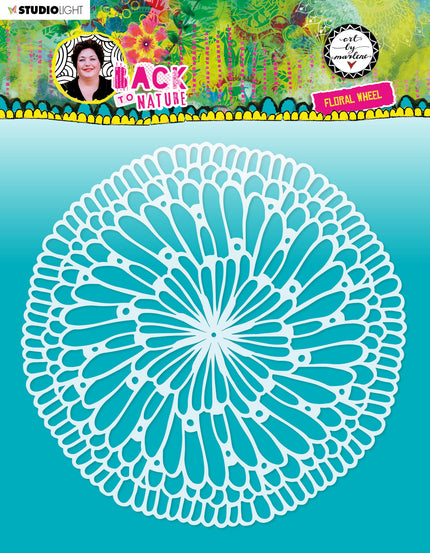 ABM Mask Floral Wheel Back To Nature 200x200x1mm 1 PC nr.83