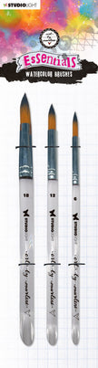 ABM Watercolor Brushes Set of 3 Essentials 298x80x6mm 3 PC nr.04