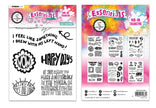 ABM Rub On Sticker Quote Designs Essentials 148x210x3mm 6 SH nr.01