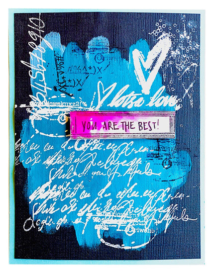 ABM Cling Stamp Writings Essentials 105x148mm nr.79