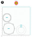 ABM Cutting Dies Deco Frame Mixed-Up Collection 137x137x1mm 4 PC nr.418