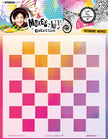 ABM Mask Chessboard Madness Mixed-Up Collection 200x200x1mm 1 PC nr.135