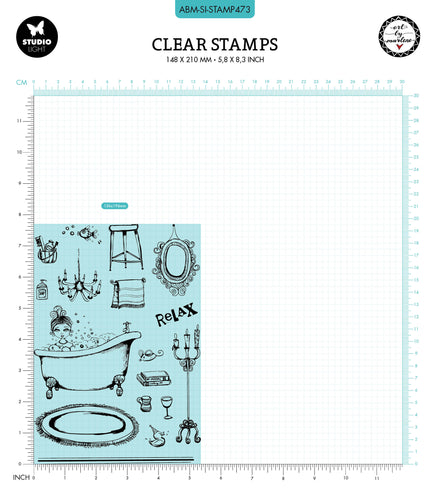 ABM Clear Stamp Mindfulness Signature Collection 265x153x1mm 17 PC nr.473