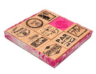 ABM Wooden Stamp Set Rubber Stamps Signature Collection 120x120x23mm 9 PC nr.595