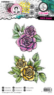 ABM Clear Stamp Garden Romance Signature Collection 5 PC