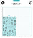 ABM Cling Stamp Journaling Deco Signature Collection 29 PC