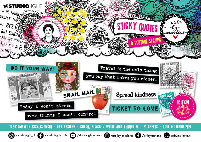 ABM Sticker Pad Edition 2 Signature Collection 148x105x5mm 1 PC nr.17