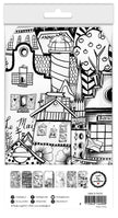 ABM Paper Tags Black And White Prints Signature Collection 100x170x8mm 21 PC nr.01