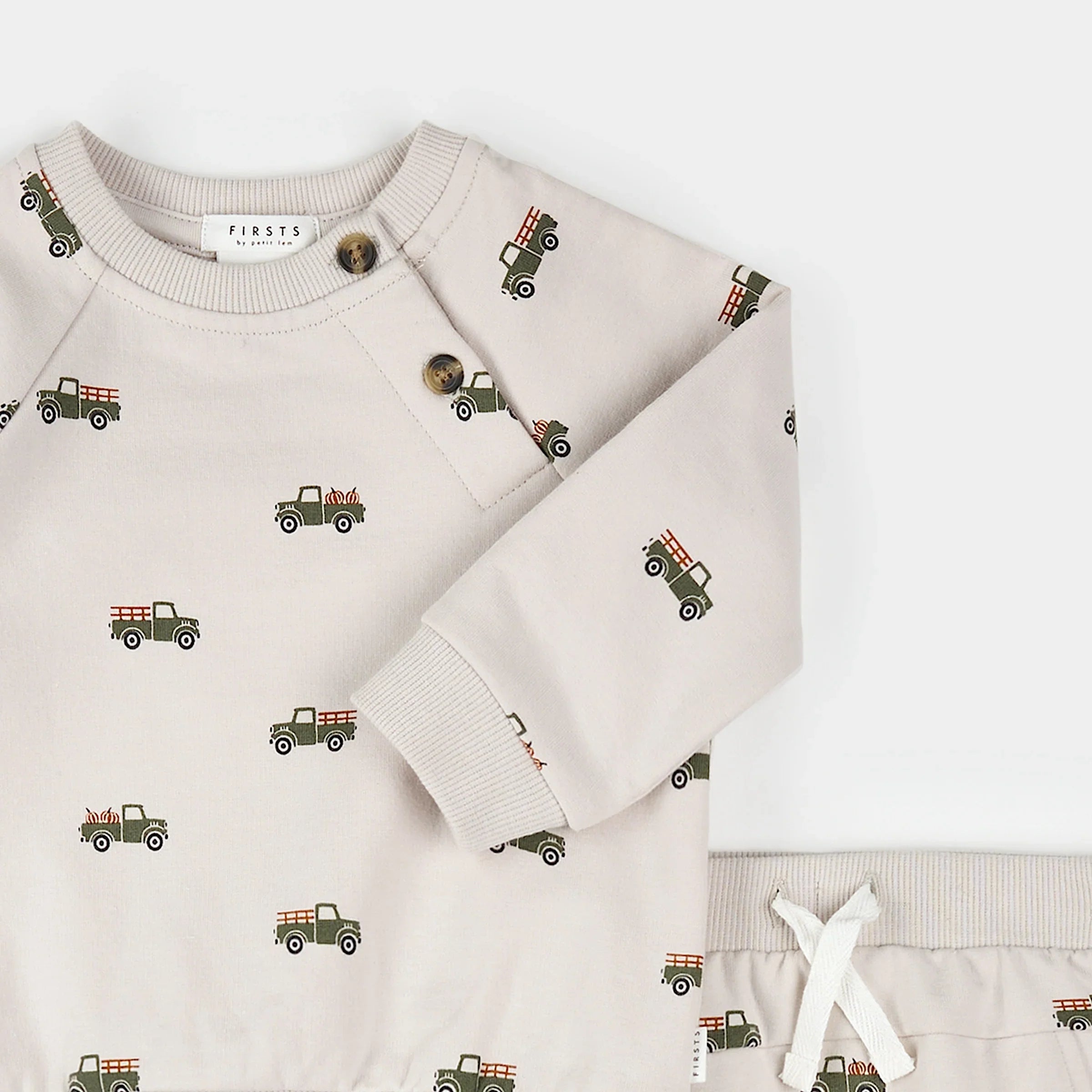 Pumpkin Patch Truck 2PC Set | Petit Lem