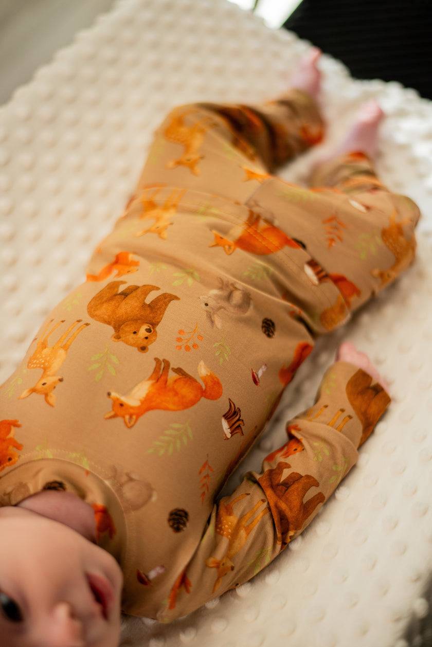 🦊 Pyjama 2 pièces en bambou – Les copains des bois