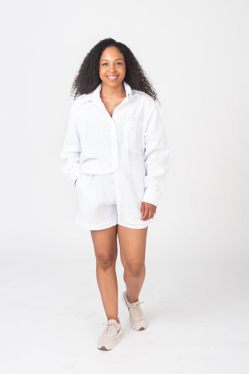 short boxer en gaze de coton bio