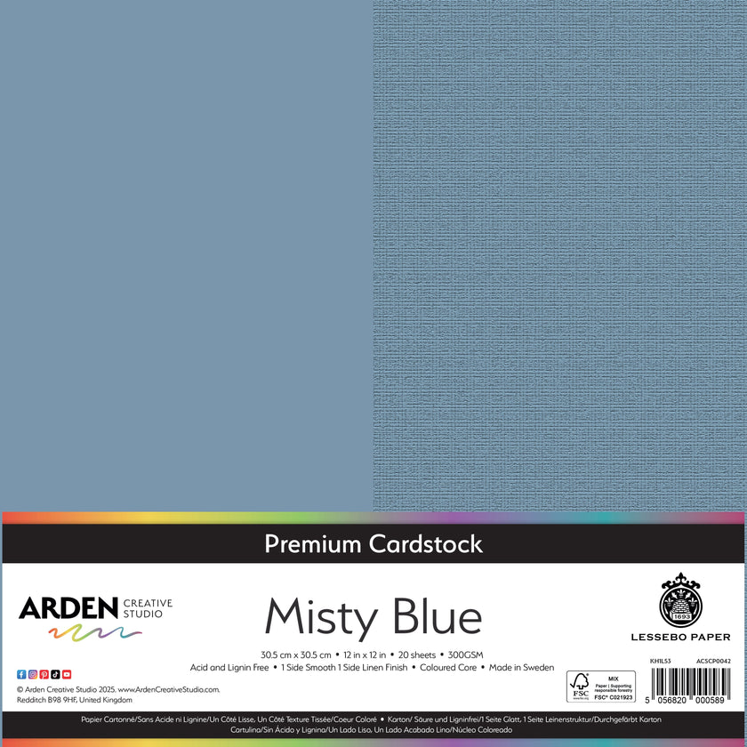 Arden Creative Studio Premium Cardstock 12in x 12in 300gsm 20 Pack