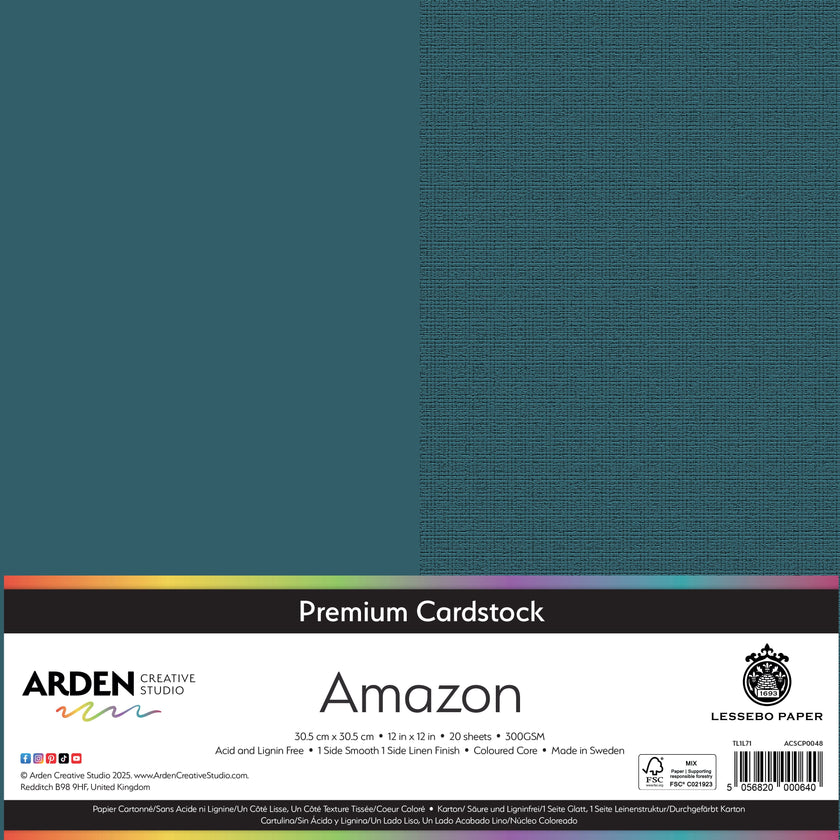 Arden Creative Studio Premium Cardstock 12in x 12in 300gsm 20 Pack