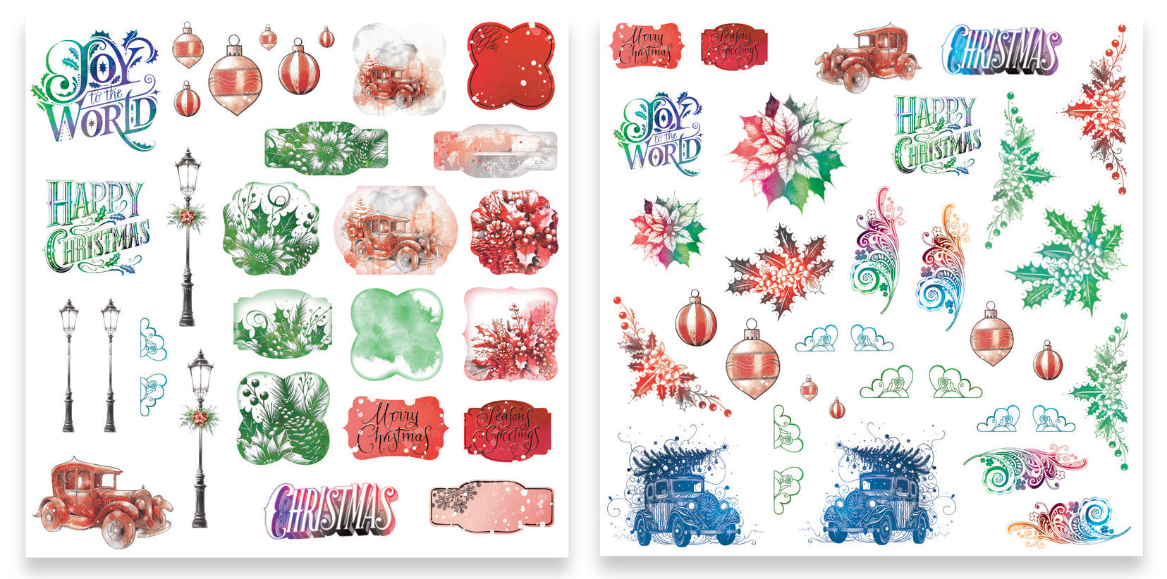 Arden Creative Studio Vintage Christmas Ephemera Pack