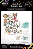 Arden Creative Studio Remembering… 6 in x 8 in Rub-On Transfer Set
