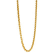 ACTON Gold: Mid Width Byzantine Chain Necklace.