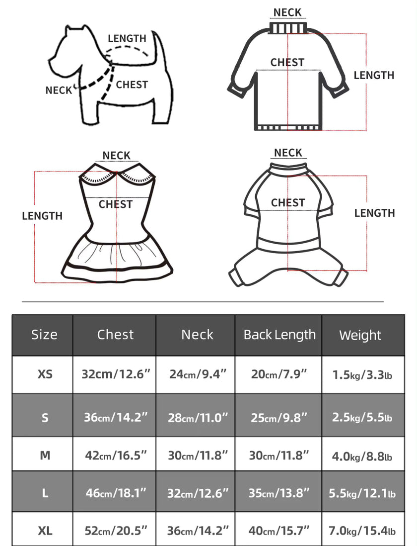 Brrbrry Dog Dress | Dog Dress for Everyday Wear