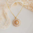 Oriana Sunflower Necklace