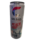 Celsius Peach Vibe Zero Sugar Energy Drink 355ML - Canadian Edition