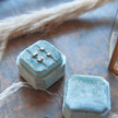 Square CZ studs