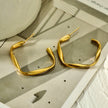 Boucles d'oreilles en forme de sculpture ADAMMA