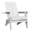 Adirondack Polymer Outdoor Folding Chair with Cupholder