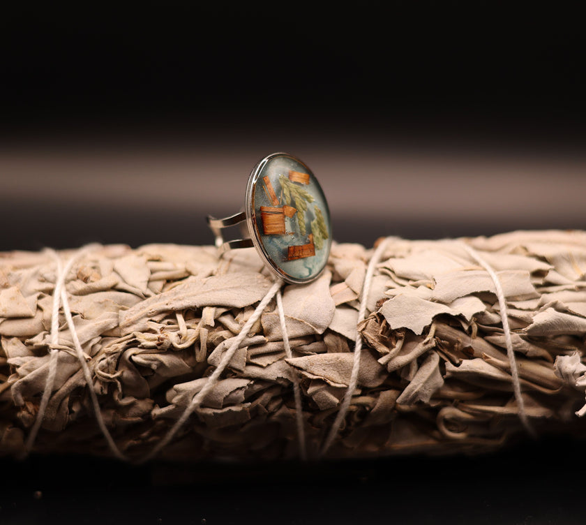 Finger -sléx̱tses ring