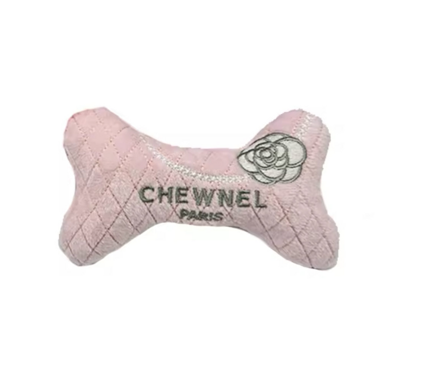 Chewnel Bone Plush Toy – Luxury Plush Dog Toy