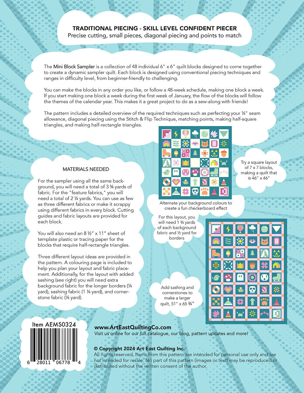 Mini Block Sampler - A Collection Of 48 Mini 6