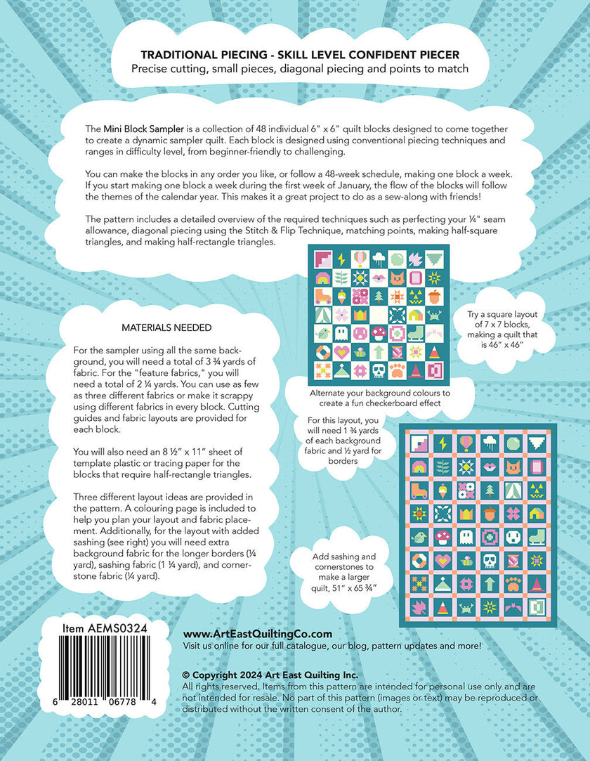 Mini Block Sampler - A Collection Of 48 Mini 6