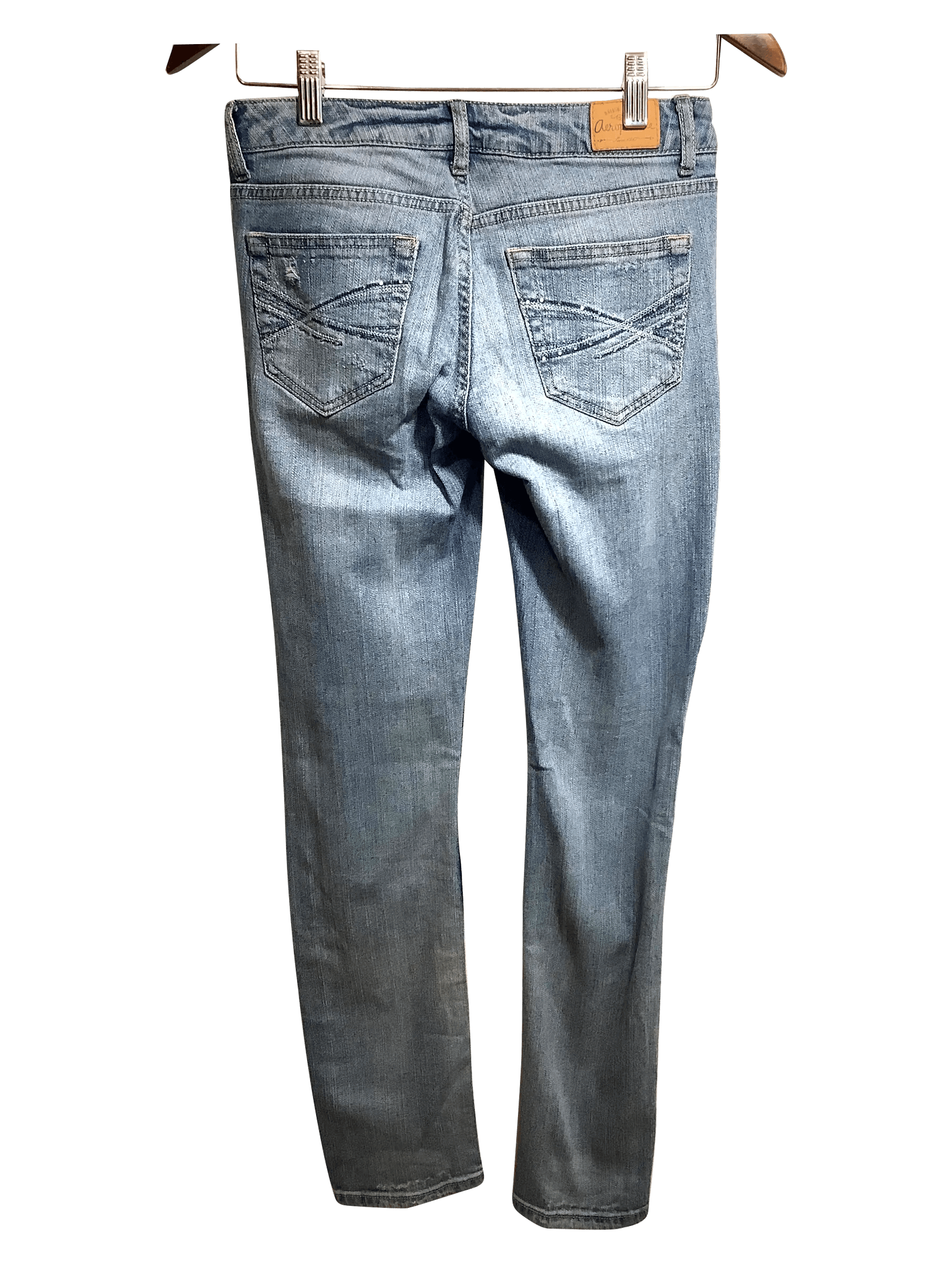 AEROPOSTALE Regular fit Straight-legged Jean in Blue  -  2