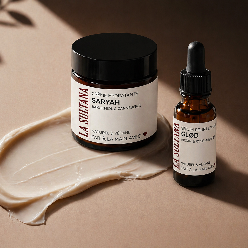 Crème de nuit pour le visage SARYAH bakuchiol et canneberge