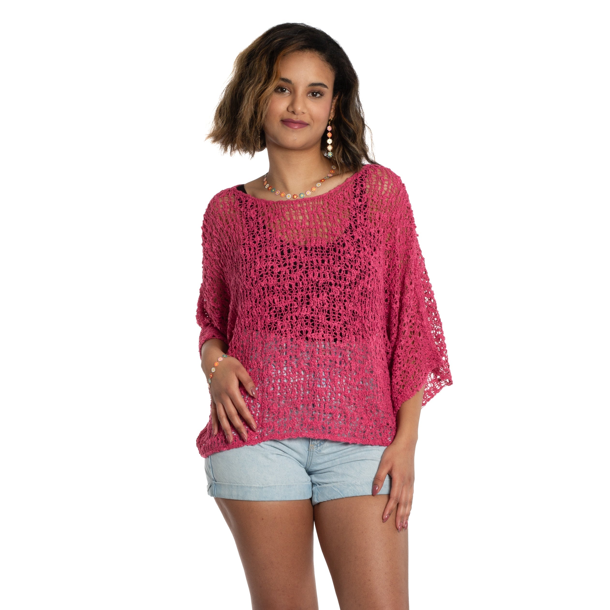 Short Sleeved Top - Pink