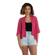 Short Sleeved Cardigan - Pink