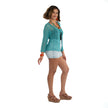 Tie Front Cardigan - Teal