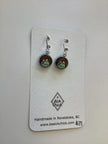 Green+Purple Mountains Dangle Earrings - Sick Chick (Revelstoke, BC)