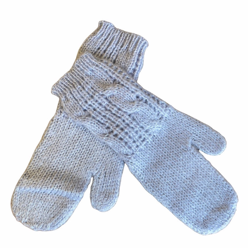 Cable Knit Mittens