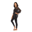 Popcorn Knit Top - Charcoal