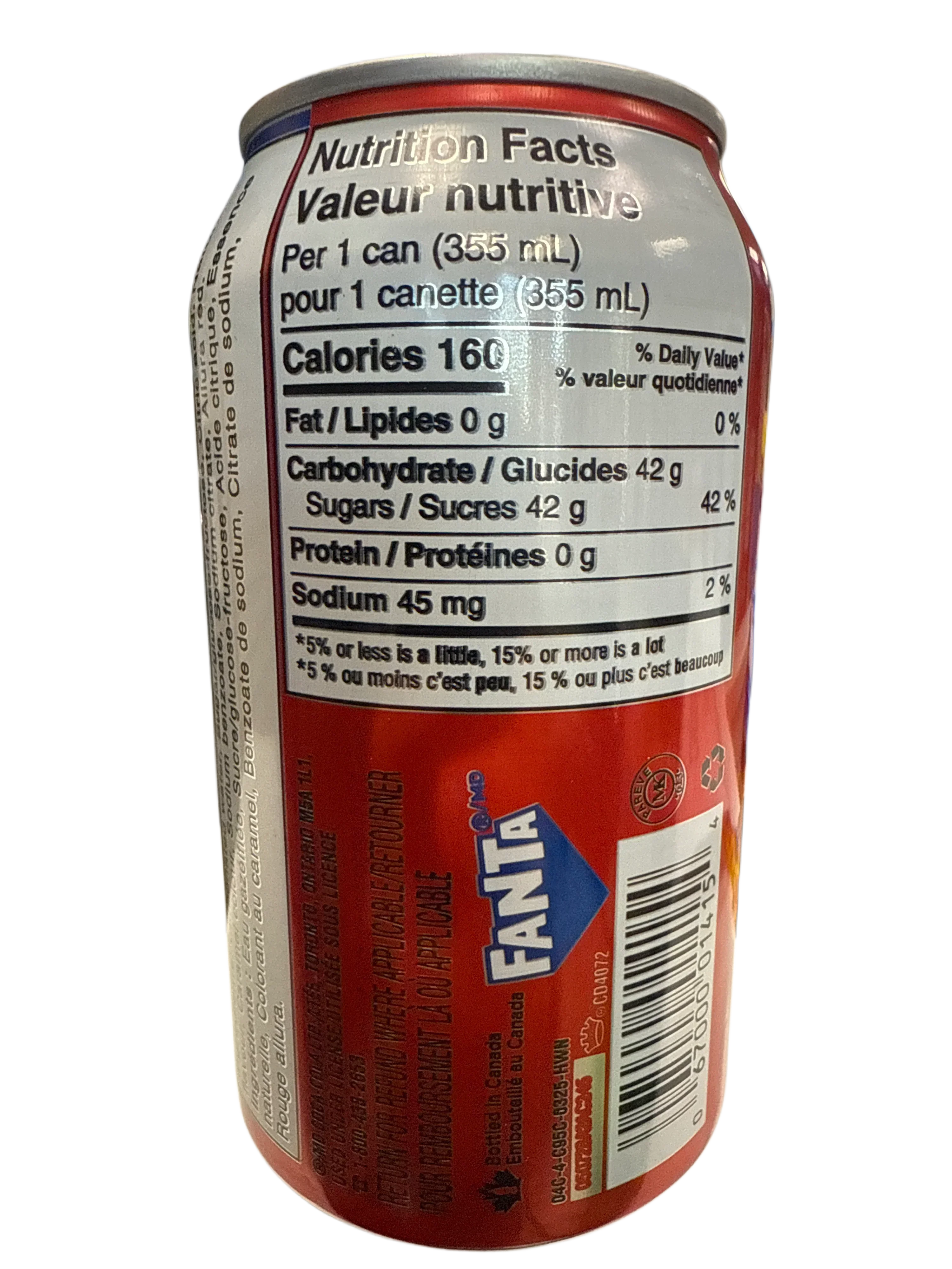 Fanta Chucky's Punch Halloween Can 355ML - Canadian Edition