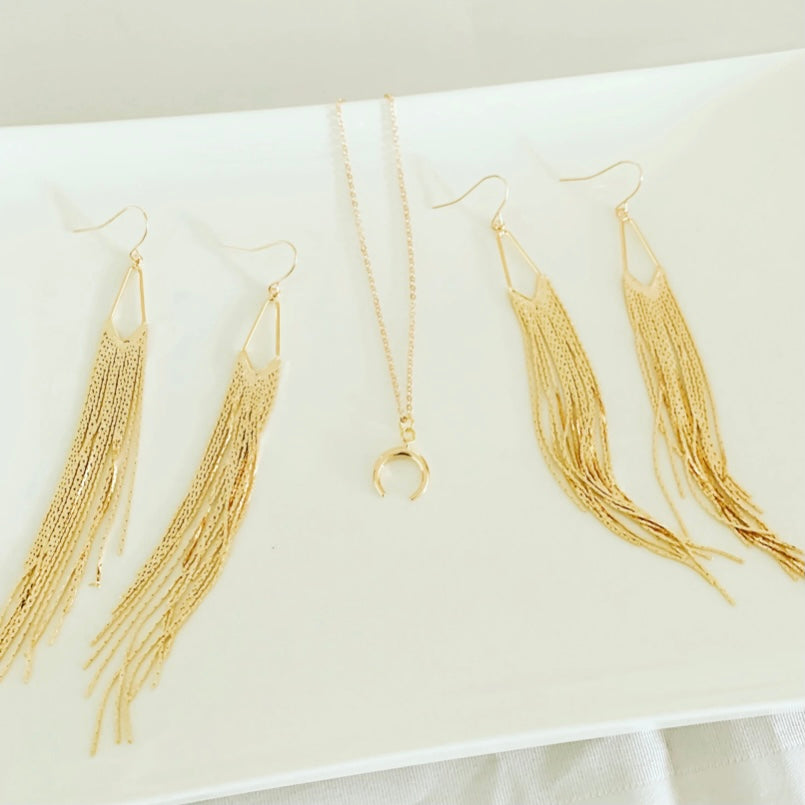 Show Stopper Tassel Earrings