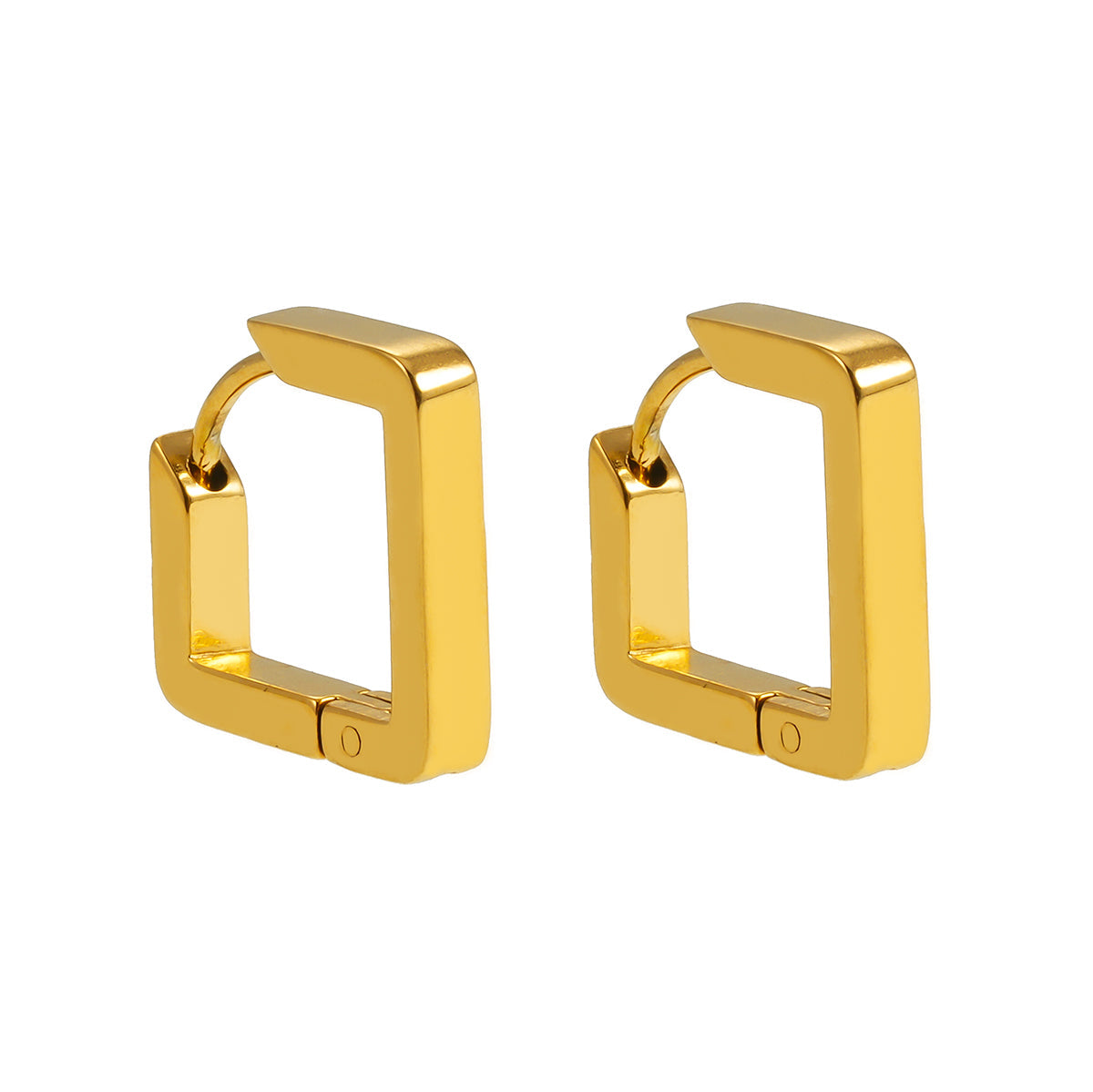 AFRIDDA : Boucles d'oreilles mini carrées géométriques et chics