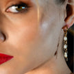 AILIA Duo of Linked Chains with Fresh Water Pearls Drop Earrings