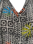 PRC6469 Avatar Pure Silk Long Tunic with Side Ties
