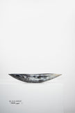 Ankole & Gyr Horn Dark Oval Vessel