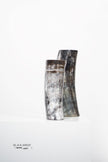 Ankole & Gyr Horn Dark Vase