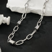 AKELLO SILVER (White Gold): Silver Power Chain