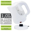 HAUZ AKL395 Cordless Jug Kettle 1L