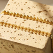 ALALA Gold : Collier à motif de feuille en relief, beauté botanique.