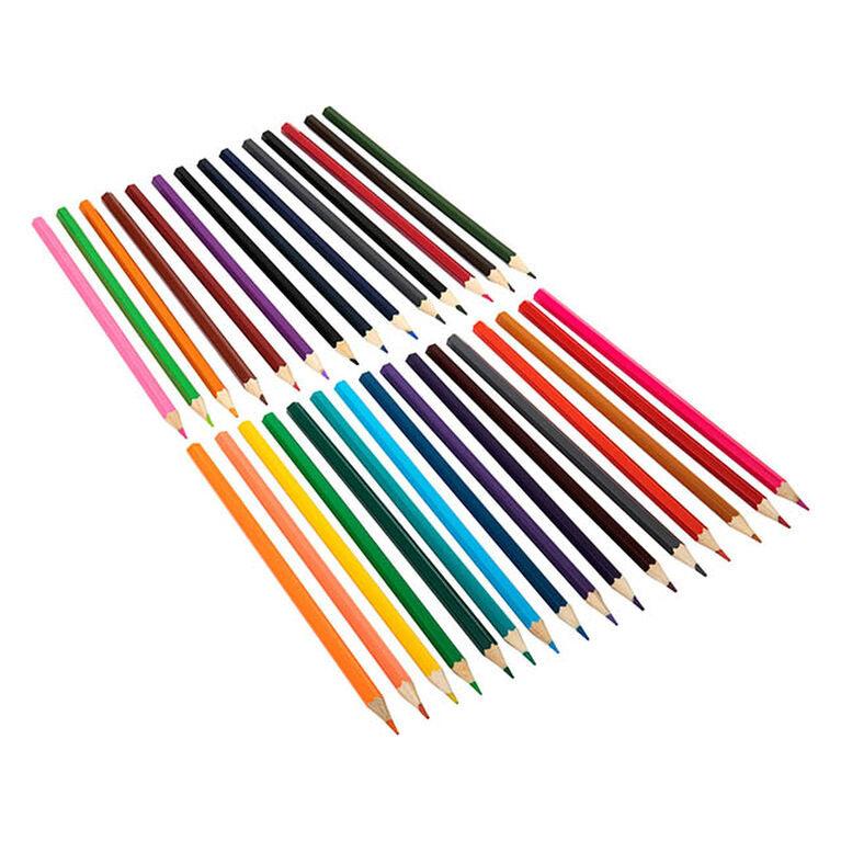 ALEX - Art of Fun - Crayon de couleur 30 pièces